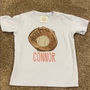 Boys short sleeve baseball shirt